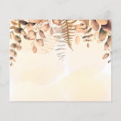 Birthday gouden eucalyptus herfst behalve de datum (Achterkant)