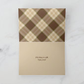 Birthday gouden ophaler op het gelid kaart (Binnen)