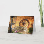 Birthday Granddaughter - Rustic Pump and Well Kaart<br><div class="desc">Engelse scènes serie A hand-hendel waterpomp,  well and old carte-wheels bask in de laatste stralen van de stervende dag - een typisch aloude,  rustige Engelse scène uit de late zomer. Code afbeelding: protocol 152</div>