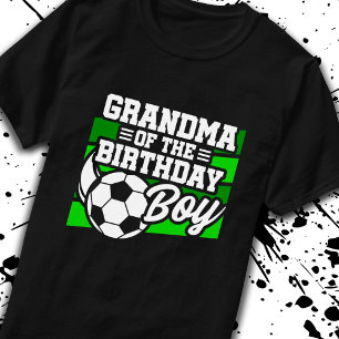 Birthday Grandma - Boys Soccer Birthday T-shirt