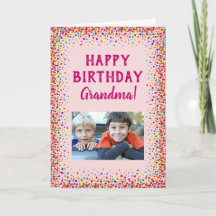 Birthday Grandma Fun Colorful Foto