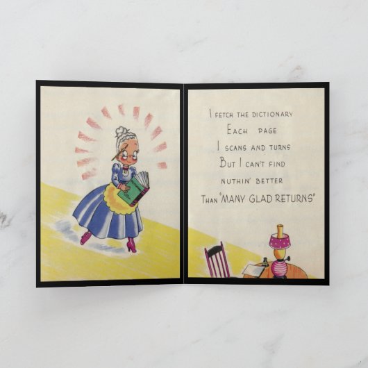 Birthday Grandma Kaart (Binnen)