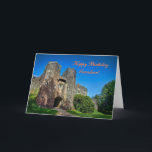 Birthday Grandson - English Castle Entrance Kaart<br><div class="desc">De Engelse Scenes-serie A is een prachtige kaart met een mooi uitzicht op zonnige dag van een typisch klein Engelstalig Castle,  die op haar eigen terrein nabij Totnes,  Devon nestling. Code afbeelding: protocol 156</div>