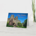 Birthday Grandson - English Castle Entrance Kaart<br><div class="desc">De Engelse Scenes-serie A is een prachtige kaart met een mooi uitzicht op zonnige dag van een typisch klein Engelstalig Castle,  die op haar eigen terrein nabij Totnes,  Devon nestling. Code afbeelding: protocol 156</div>