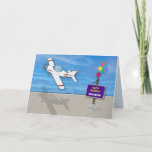Birthday Grandson Pilot Flying Planat Over Beach Kaart<br><div class="desc">Ideaal voor de kleinzoon die piloot is of een piloot die alleen maar een fascinatie heeft voor vliegen. Andere rubrieken zijn beschikbaar met hetzelfde afbeelding. Deze kaart is halfglanzend,  maar u kunt eenvoudig in steen veranderen. Een andere kaart zoals deze is voor steen op mijn site.</div>