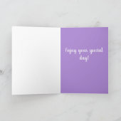 Birthday Great Pyreneeën Mountain Dog Kaart (Binnen)