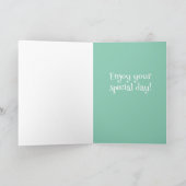 Birthday Great Pyreneeën Mountain Dog Kaart (Binnen)