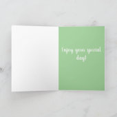 Birthday Great Pyreneeën Mountain Dog Kaart (Binnen)