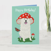 Birthday Great Pyreneeën Mountain Dog Kaart (Voorkant)