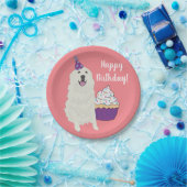 Birthday Great Pyreneeën Mountain Dog Papieren Bordje (Feest)