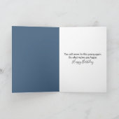 Birthday Greenland Polar Bear On an Ice Floe Kaart (Binnen)