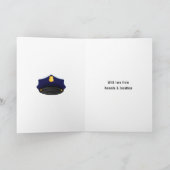 Birthday Greep van politie Kaart (Binnen)