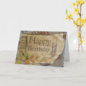 Birthday Greet Kaart (Gele Bloem)