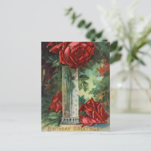  Birthday Greeting Briefkaart (Staand voorkant)