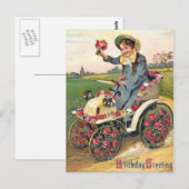  Birthday Greeting Briefkaart (Voorkant / Achterkant)