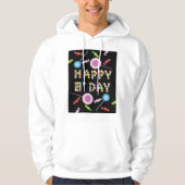 Birthday Greeting Candles Hoodie (Voorkant)