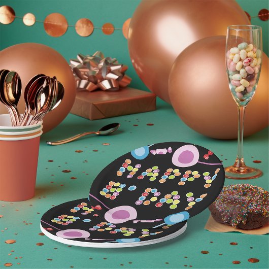 Birthday Greeting Candles Papieren Bordje