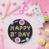 Birthday Greeting Candles Papieren Bordje (Feest)