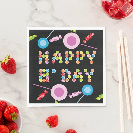 Birthday Greeting Candles Servet
