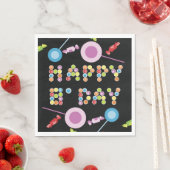 Birthday Greeting Candles Servet (Insitu)