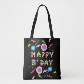 Birthday Greeting Candles Tote Bag (Voorkant)