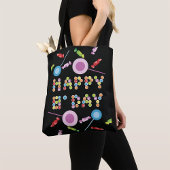 Birthday Greeting Candles Tote Bag