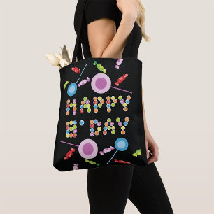 Birthday Greeting Candles Tote Bag