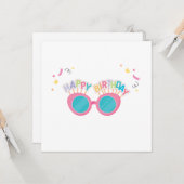 Birthday Greeting Cards Kaart (Voorkant / Achterkant in situ)