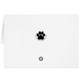 Birthday Greeting Cat over de Kaart van Afghaans H (Achterkant Horizontaal)