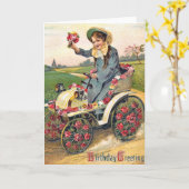  Birthday Greeting Kaart (Gele Bloem)