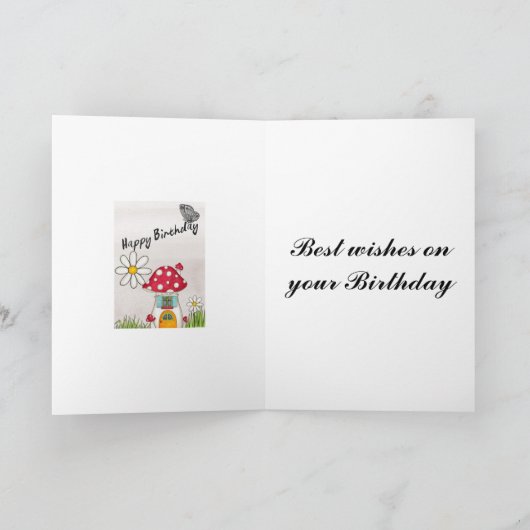 Birthday Greeting Kaart (Binnen)