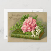  Birthday Greeting WEERT Floral Classy Briefkaart (Voorkant / Achterkant)