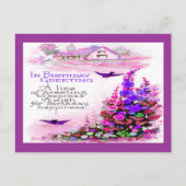  Birthday Greeting with Flowers Briefkaart (Voorkant)