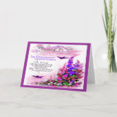  Birthday Greeting with Flowers Kaart (Voorkant)