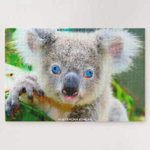 Birthday Greetings Australian Koalas Legpuzzel