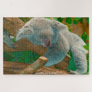 Birthday Greetings Australian Koalas Legpuzzel