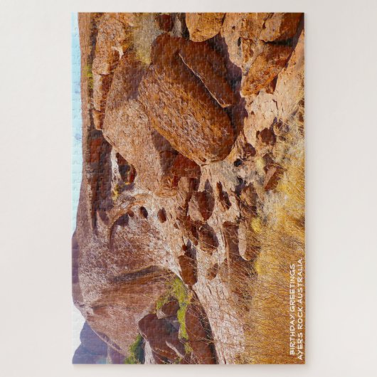 Birthday Greetings Ayers Rock Australia Legpuzzel (Verticaal)