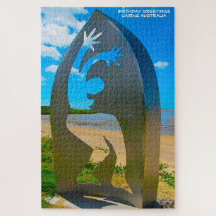 Birthday Greetings Cairns Australië Legpuzzel