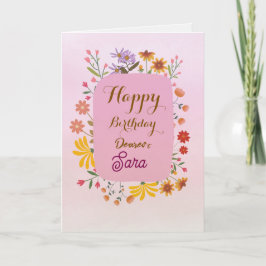 Birthday Greetings Card Kaart