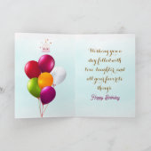 Birthday Greetings Card  Kaart (Binnen)
