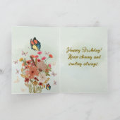 Birthday Greetings Card  Kaart (Binnen)