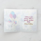 Birthday Greetings Card Kaart (Binnen)
