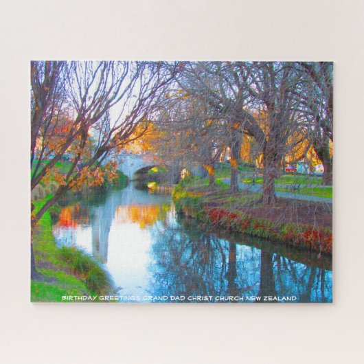 Birthday Greetings Christelijke Kerk Nieuw-Zeeland Legpuzzel (Horizontaal)