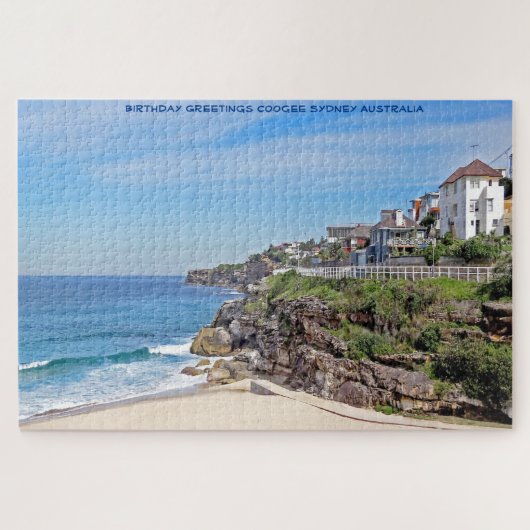Birthday Greetings Coogee Sydney Australië Legpuzzel (Horizontaal)