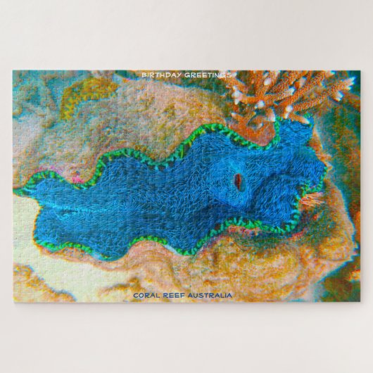 Birthday Greetings Coral Reef Australië Legpuzzel (Horizontaal)
