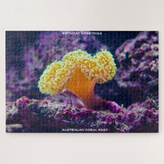 Birthday Greetings Coral Reef Australië Legpuzzel (Horizontaal)