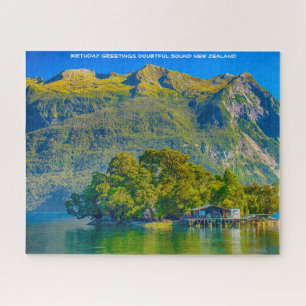 Birthday Greetings Doubtful Sound Nieuw-Zeeland Legpuzzel