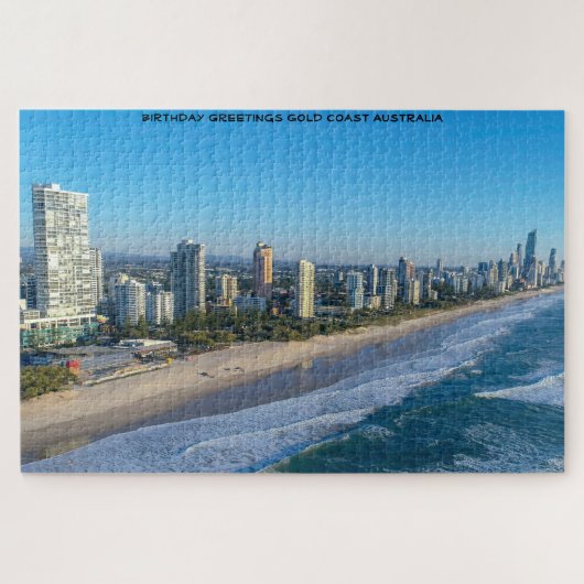 Birthday Greetings Gold Coast Queensland Australië Legpuzzel (Horizontaal)