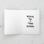 Birthday Greetings Kaart (Binnen)