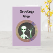 Birthday Greetings Kaart (Gele Bloem)